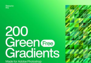 200 Free Green Photoshop Gradients