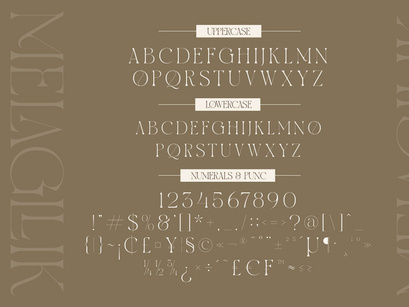 Melagllik Modern Serif