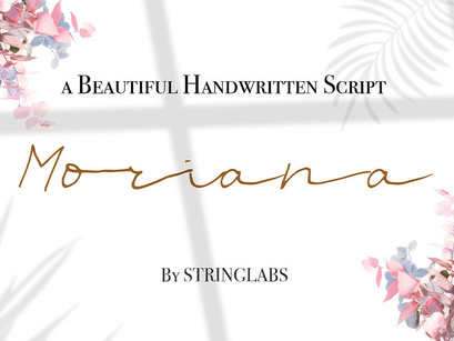 Moriana - Handwritten Script Font