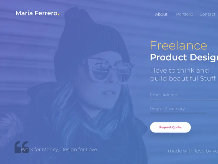Ferrero Landing Page