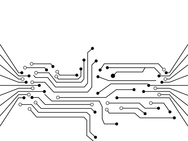 Circuit vector illustration