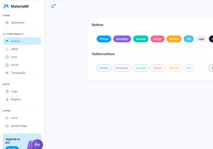 MaterialM Free Bootstrap Admin Dashboard Template