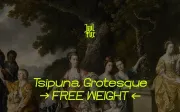Tsipuna / Grotesk Typeface (FREE weight)