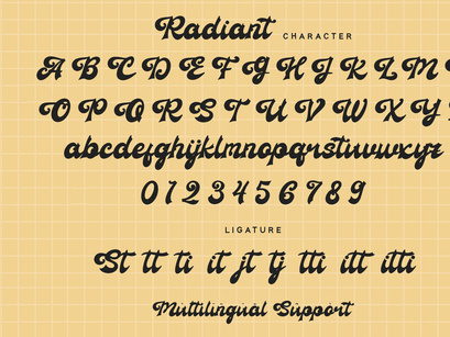 Radiant - Groovy Font