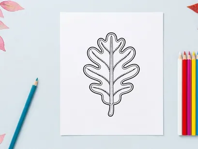Cena aconchegante de outono com ilustração de folha. Design natural quente e convidativo para decoração sazonal.