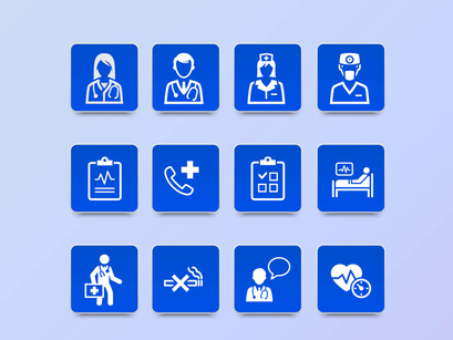 Medical & Health Care Icons Set-4