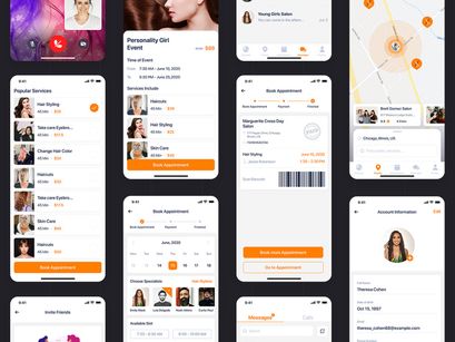 Bella - Hair Salon UI Kit for Adobe XD
