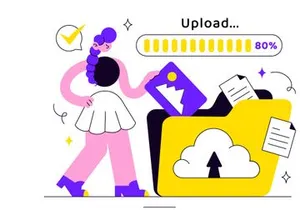 10 Upload Document Illustration