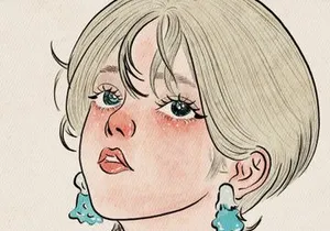 Vintage Portrait Illustration Bundle – Soft Aesthetic Girls Collection