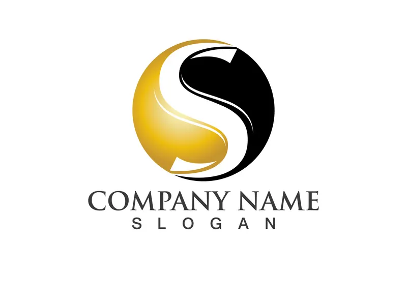 Business corporate letter S logo design vector.
