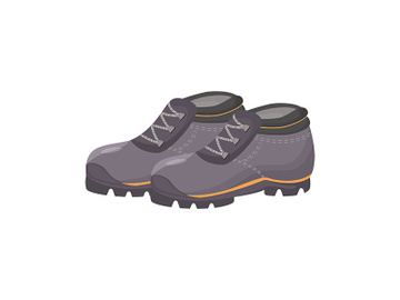 Rubber shoes, galoshes cartoon vector illustration preview picture
