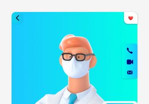 Doctor Consultation - Mobile App UI.