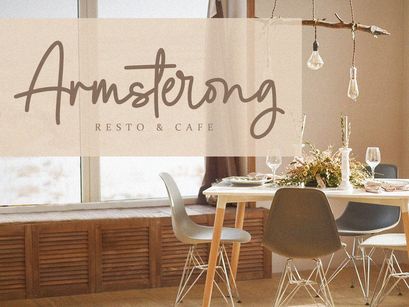 Clatterson - Monoline Script