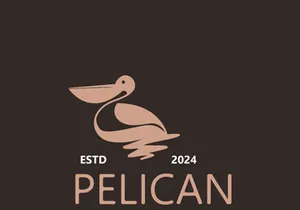 Pelican bird silhoutte vintage logo vector illustration template icon graphic design