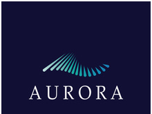 aurora logo design icon illustration vector template