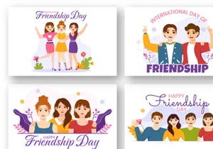 14 Happy Friendship Day Illustration