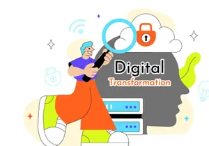 10 Global Digital Transformation Illustration