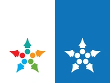 Community, network and social icon design template