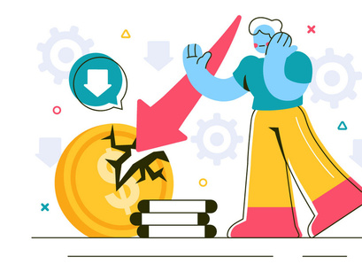 10 Economic Recession Effects Illustration