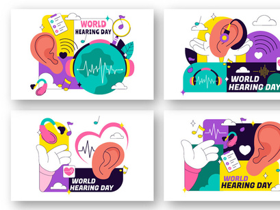 10 World Hearing Day Illustration