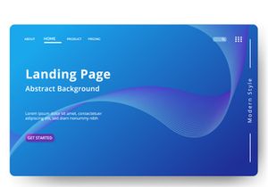 Asbtract background Landing page template vol 2