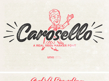 Carosello Vintage Font preview picture