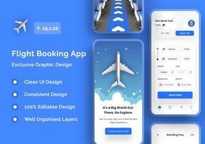 Flight Booking Ticket App Design