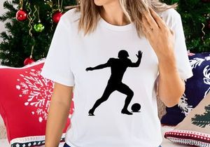 American football player in action silhouette