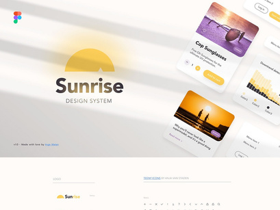 Sunrise Design System - (Figma Template)