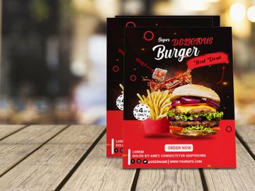 Burger Poster Template preview picture