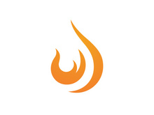 Fire Flame logo designs  Fire logo template  Logo symbol icon