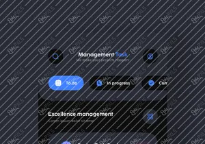 Management Task Mobile Apps UI KIT