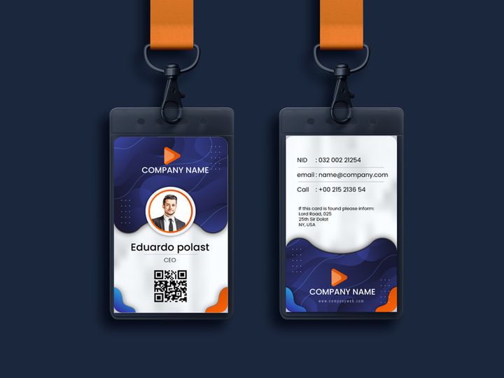 Office Modern ID Card