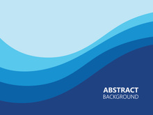 Blue wave water background wallpaper vector