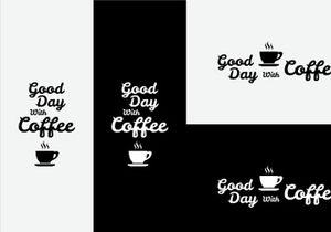 12 vector creative spirit word with coffee