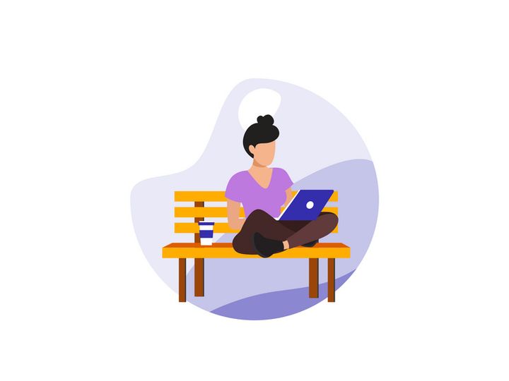 Freelance Job concept