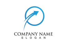 Arrow Faster Finance  Logo Template vector icon