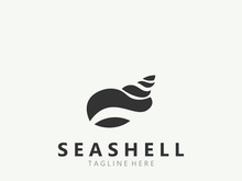 Seashell Logo. Ocean Animals premium quality graphic outline symbols collection