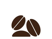 coffee bean icon vector illustration template