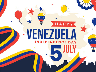 10 Venezuela Independence Day Illustration