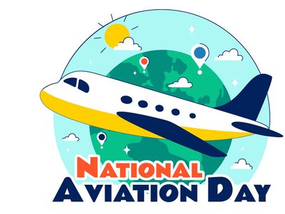 10 National Aviation Day Illustration