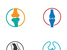 Bone logo design.logo for nursing, medical, orthopedic.