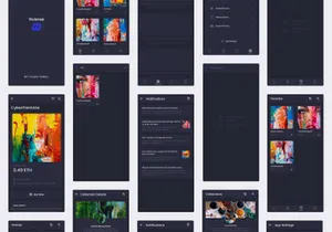 Nverse - NFT Creator Gallery  UI Kit