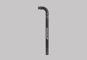 L Shaped Pipe Mockup