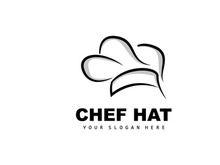Chef Hat Logo, Restaurant Chef Vector, Design For Restaurant, Catering, Deli, Bakery
