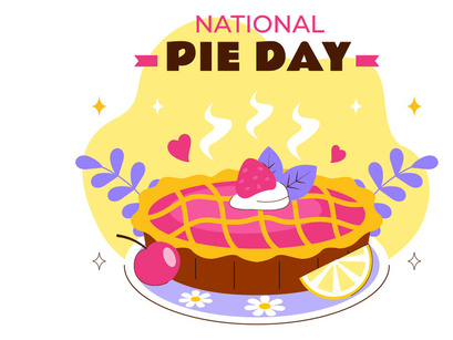 11 National Pie Day Illustration