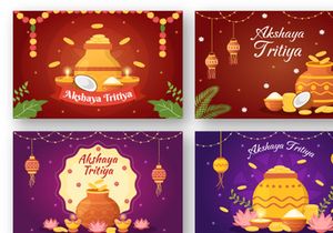 16 Akshaya Tritiya Festival Illustration