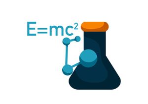 Physics Relativity Flat illustration