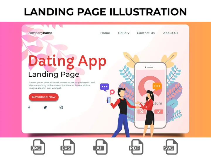 Landing Page Illustration 28