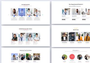 28 Team Blocks Widgets for Web UI Kit